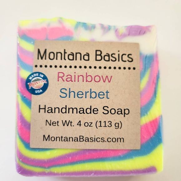 Hand Crafted Other - Rainbow Sherbet-Bar Soap